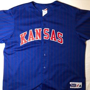 Majestic Kansas Jayhawks Baseball Jersey Size XXL